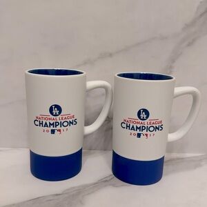 NEW Los Angeles Dodgers National League Champions 2017
Ceramic Mug Set